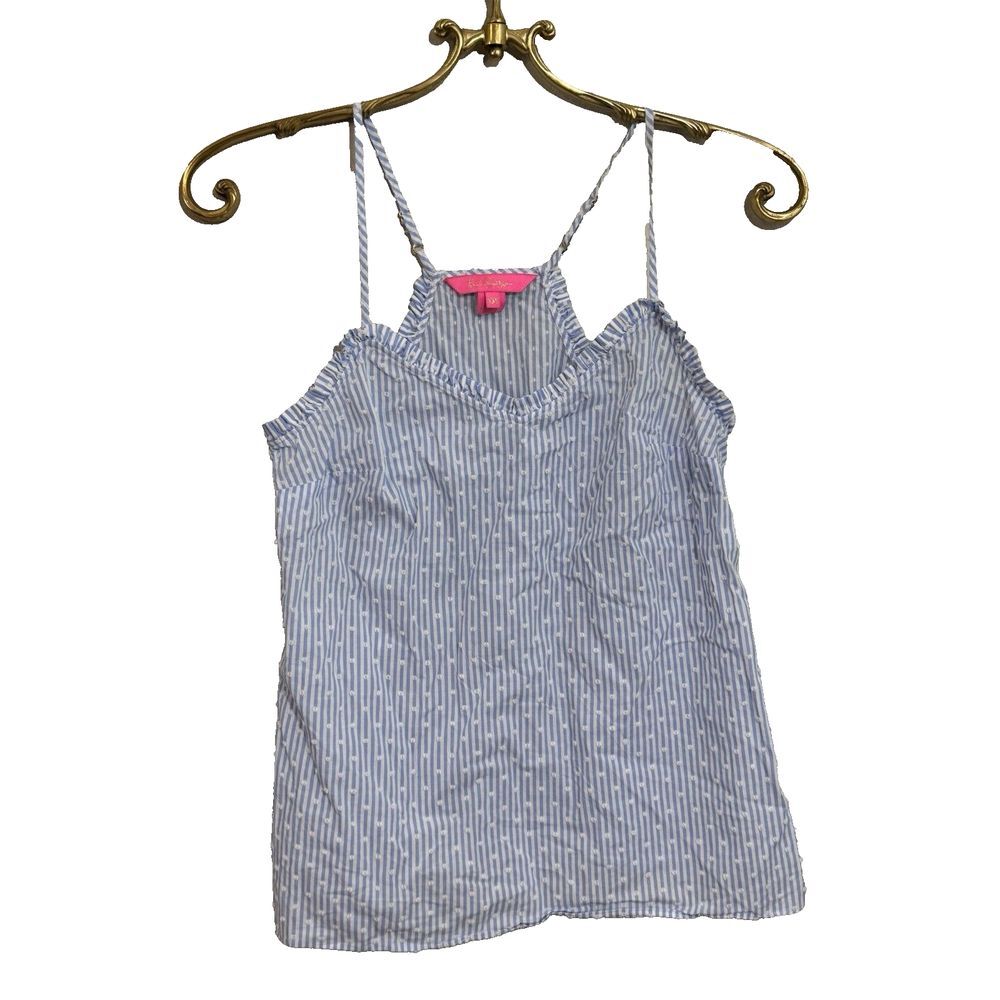 LILLY PULITZER sz XXS swiss dor strappy‎ striped tank EUC